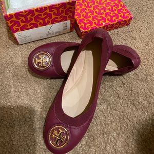 Tory Burch flats 6 new with box